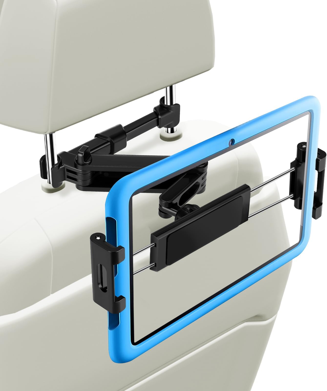 Supporto Tablet Per Auto Da Poggiatesta - Regolabile 360° Per IPad, Switch, Smartphone 4.7-12.9'' - Foto 2