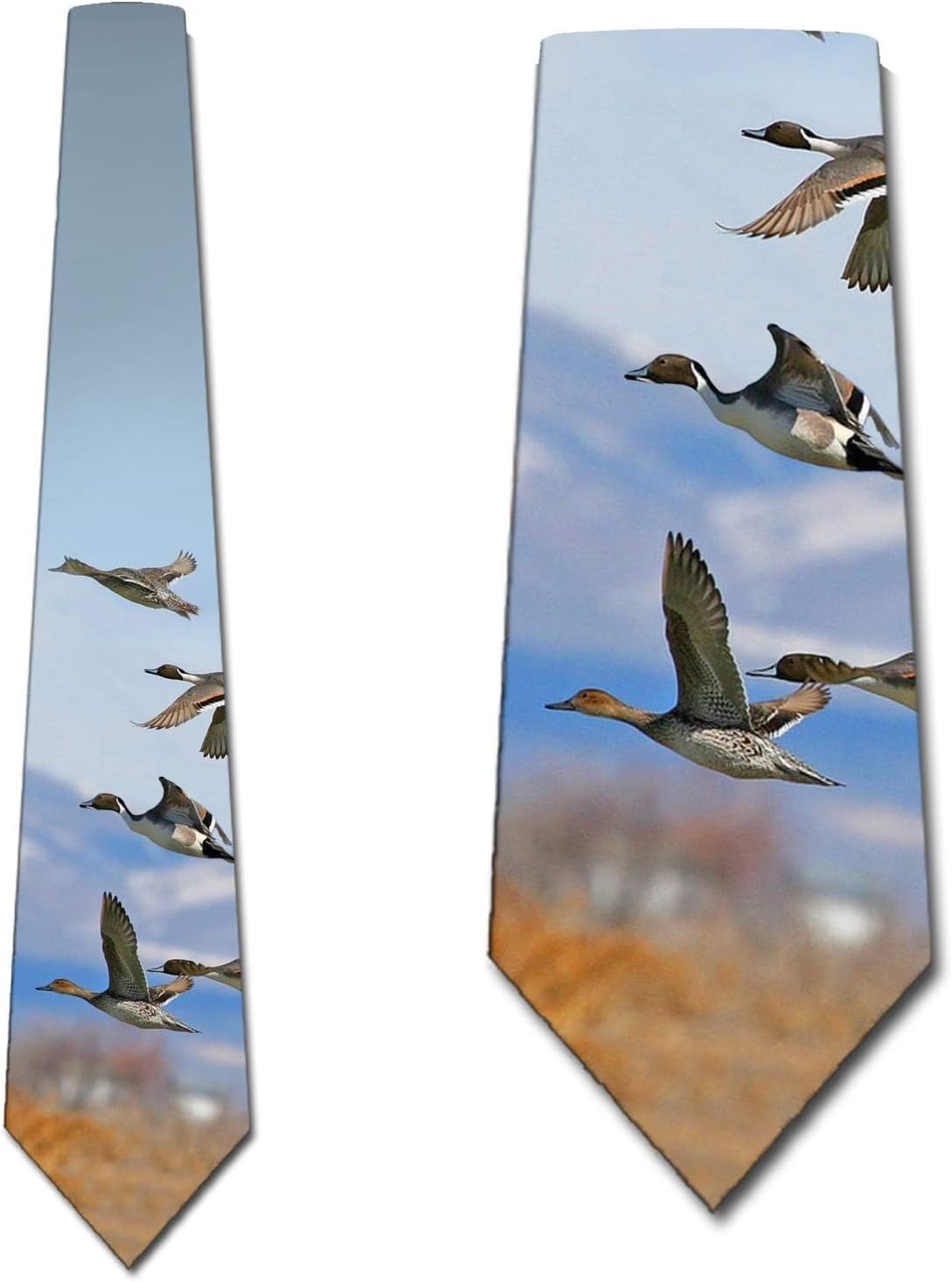 Three Rooker Duck Ties Mens Outdoor Animal Bird Necktie