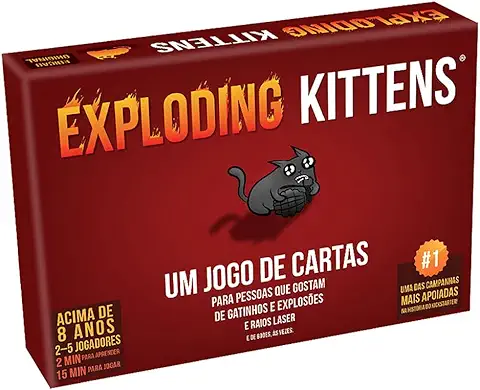 Amazon reduz preços de jogos de cartas e tabuleiro, com opções a partir de R$ 12 Exploding Kittens