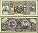 American Art Classics Set of 5 - Monkey Million Dollar Bill