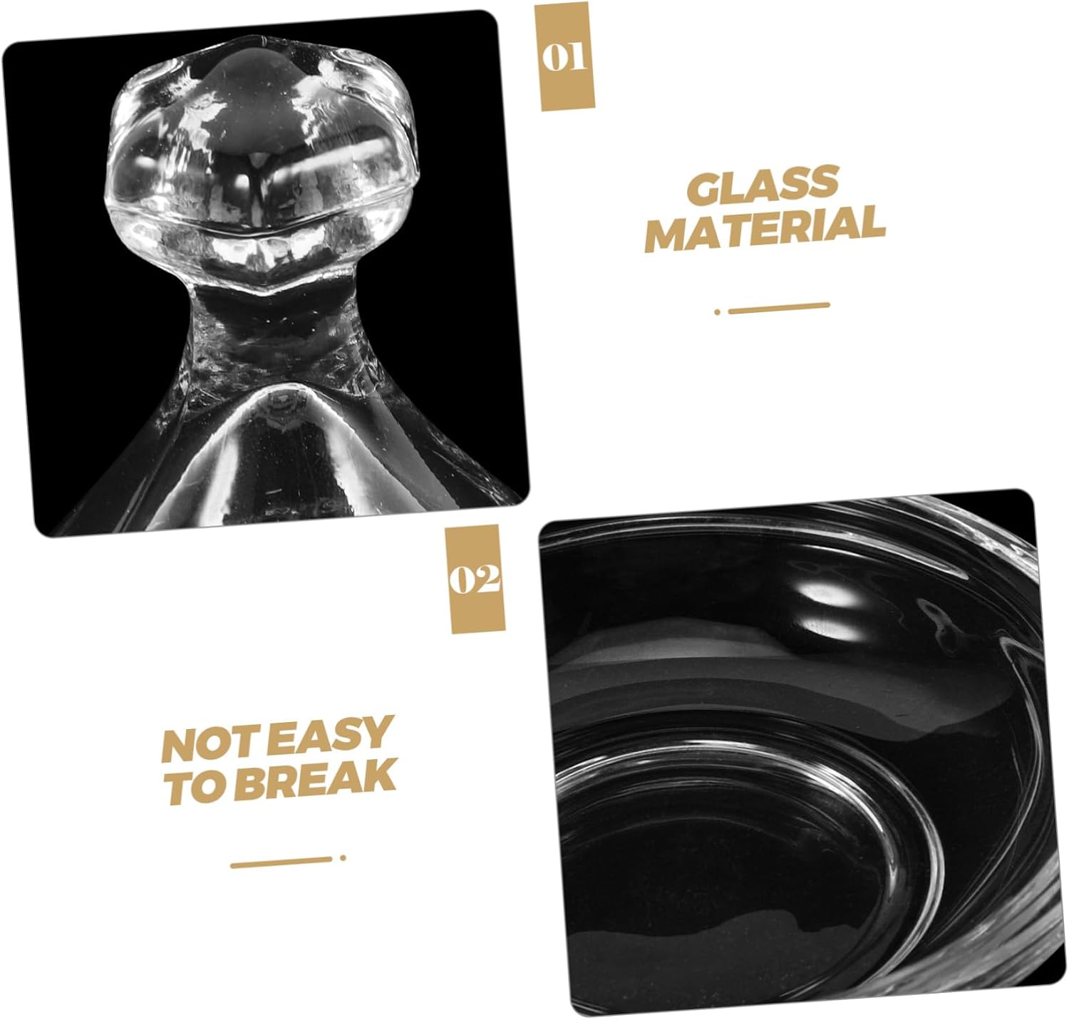 SHOWERORO Elegant Glass Candy Dish Lid Snack Box Decor Christmas Candy Bowl Holiday Dish Decorative Fruit Plate