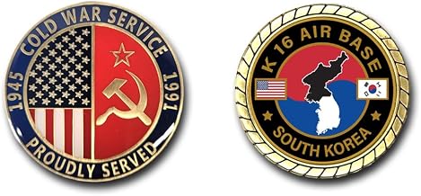 K-16 Air Base South Korea Cold War Veteran Challenge Coin