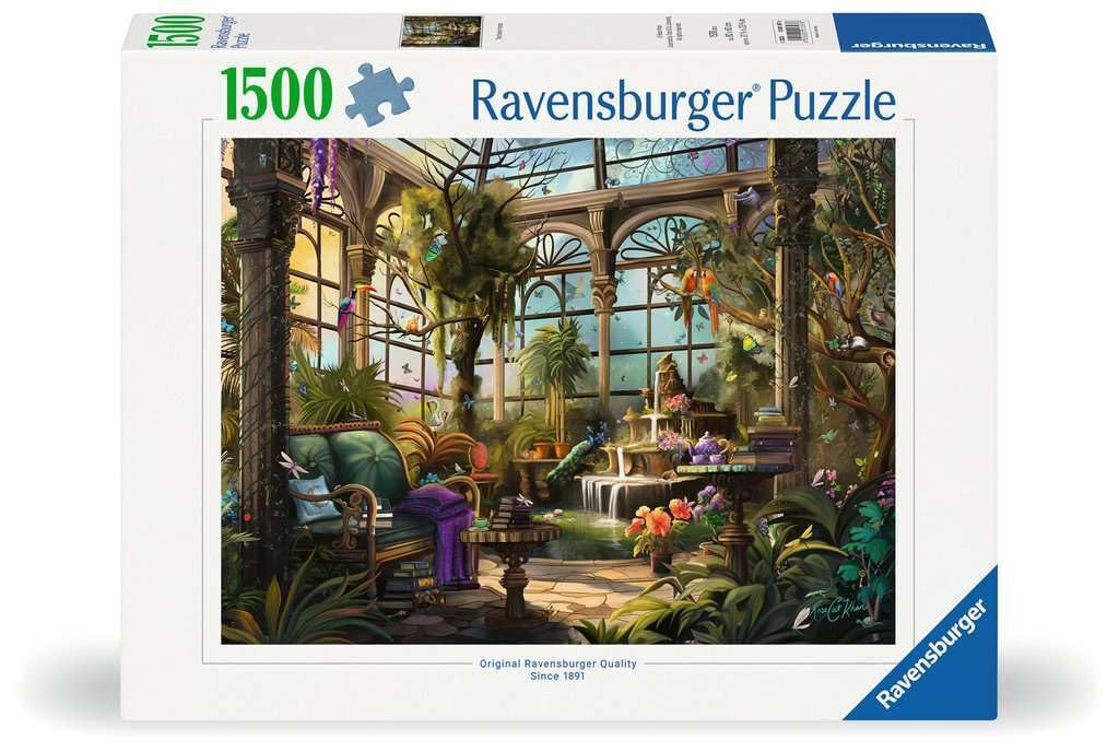 Ravensburger Erwachsenenpuzzle 1500 Teile - Das grüne Haus