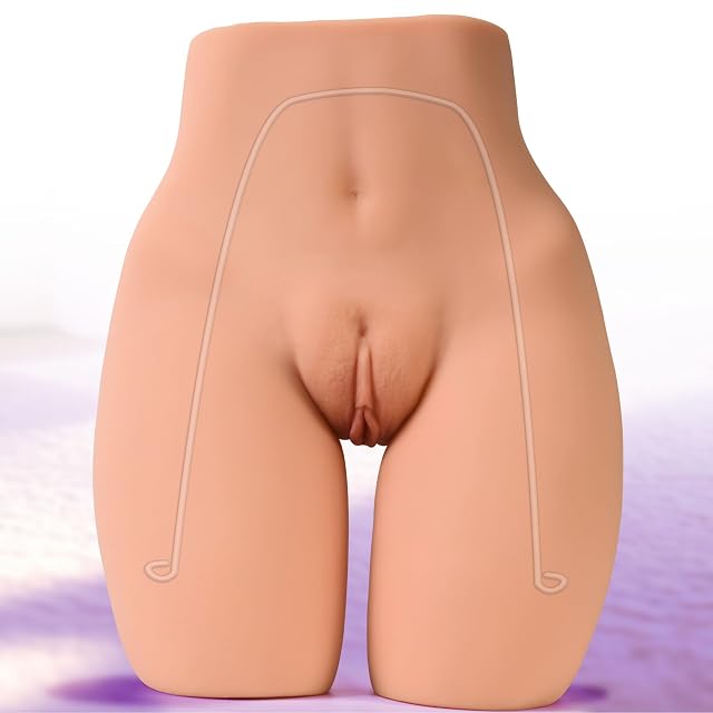 7 2LB Sex Doll Torso for Men Male Sex Dolls with Poseable Legs Realistic Pocket Pussy Ass Stroker