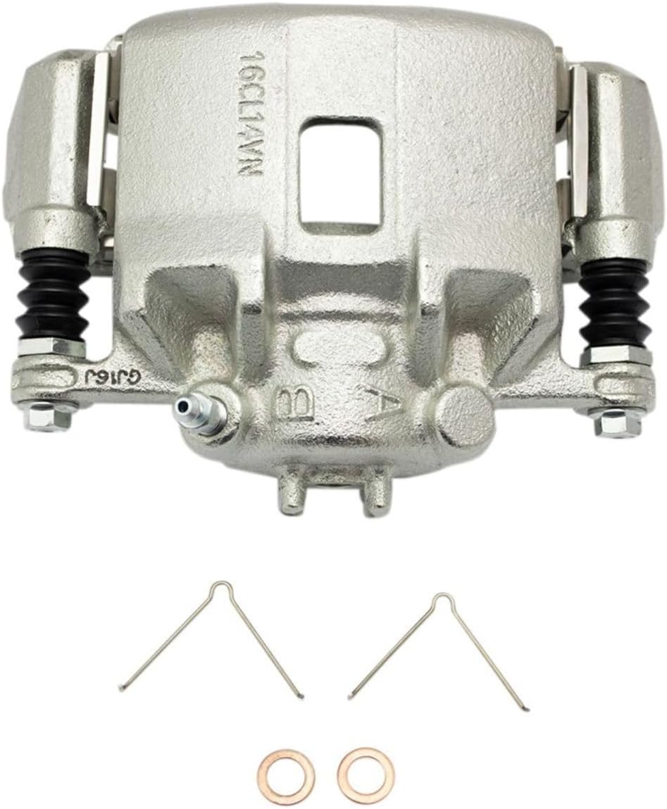 Brake Caliper Front Disc with Bracket & Hardware Pair 2pcs for Acura for Honda for Civic 1.3L 2003-2011 & 2.0L 2004-2005 for 1.5L 2007-2008