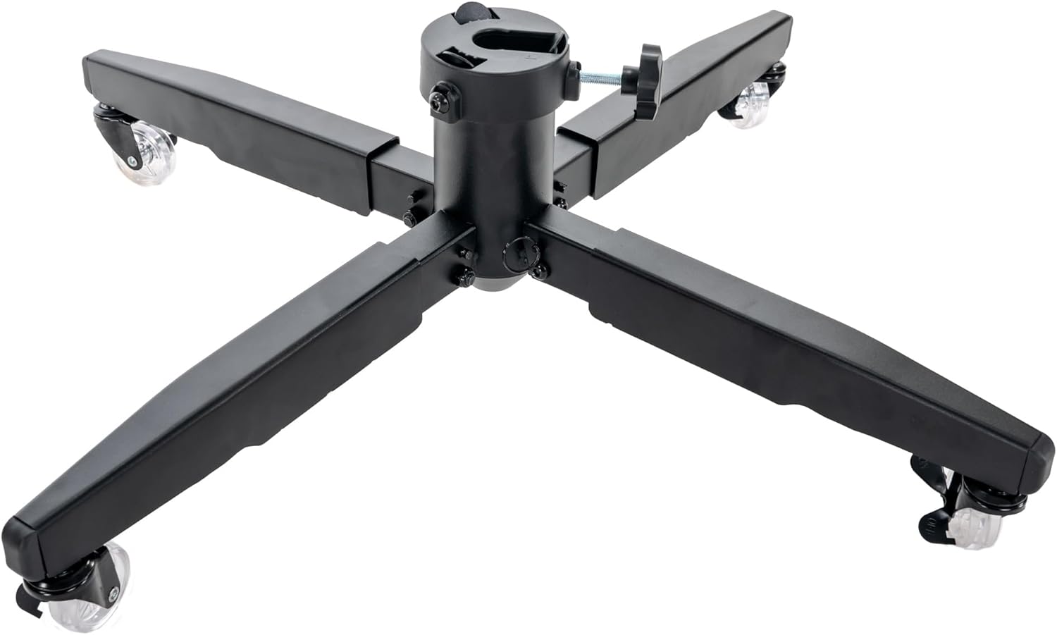 [Universal Metal Rolling Christmas Tree Stand] - Adjustable to Fit Fake Trees Up to 12 Feet Tall | Tree Keeper