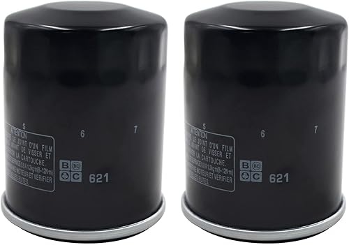 AHL Filtro de aceite 621 compatible con ARCTIC CAT HDX 500XT 2017  HDX 700 Crew XT 2017  HDX 700XT 2017  Lynx 2000 ESLT ES 2017 (paquete de 2)