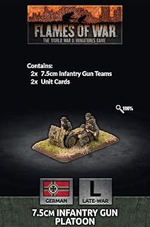 Flames of War: Late War: German: 7.5cm Infantry Gun Platoon (GE579)