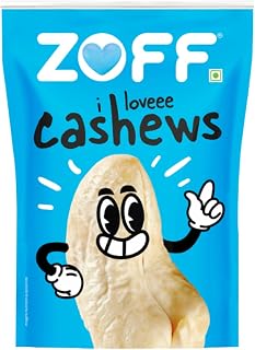 ZOFF Cashews - Premium W320 Whole Cashew Nuts for Snacking, Cooking & Baking - Naturally Nutritious & Delicious – 250g Price In India