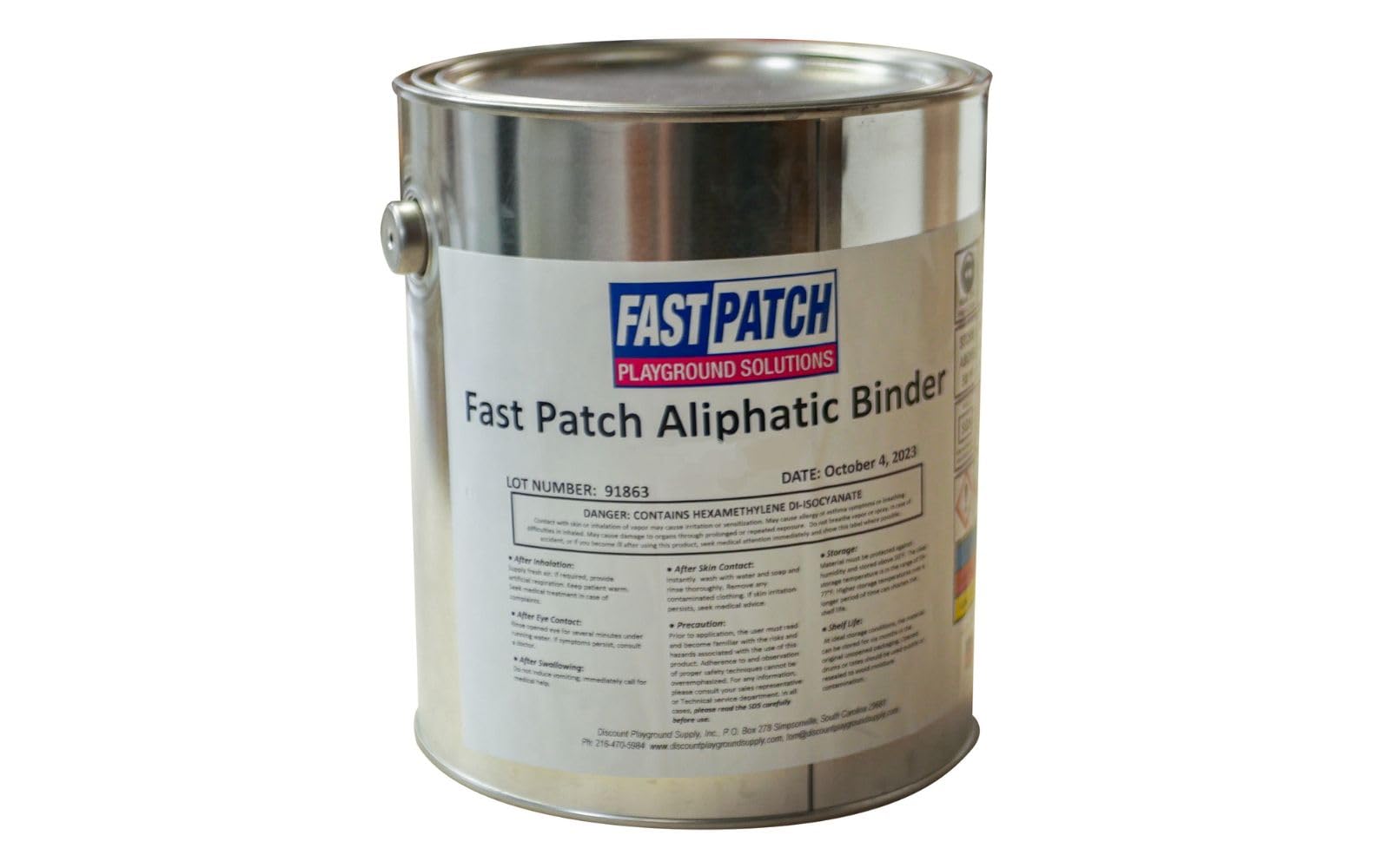 Fast Patch Aliphatic Binder for use with EPDM Rubber on Playground Safety Surfacing (Gallon)