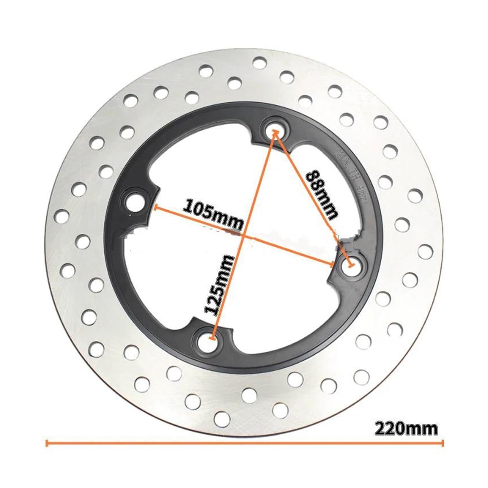 Disco De Freno Trasero para Motocicleta para NSS 250 para Forza SX para Jazz para Jazz ES-ABS para NSS 250 Reflex Disco De Freno De Motocicleta