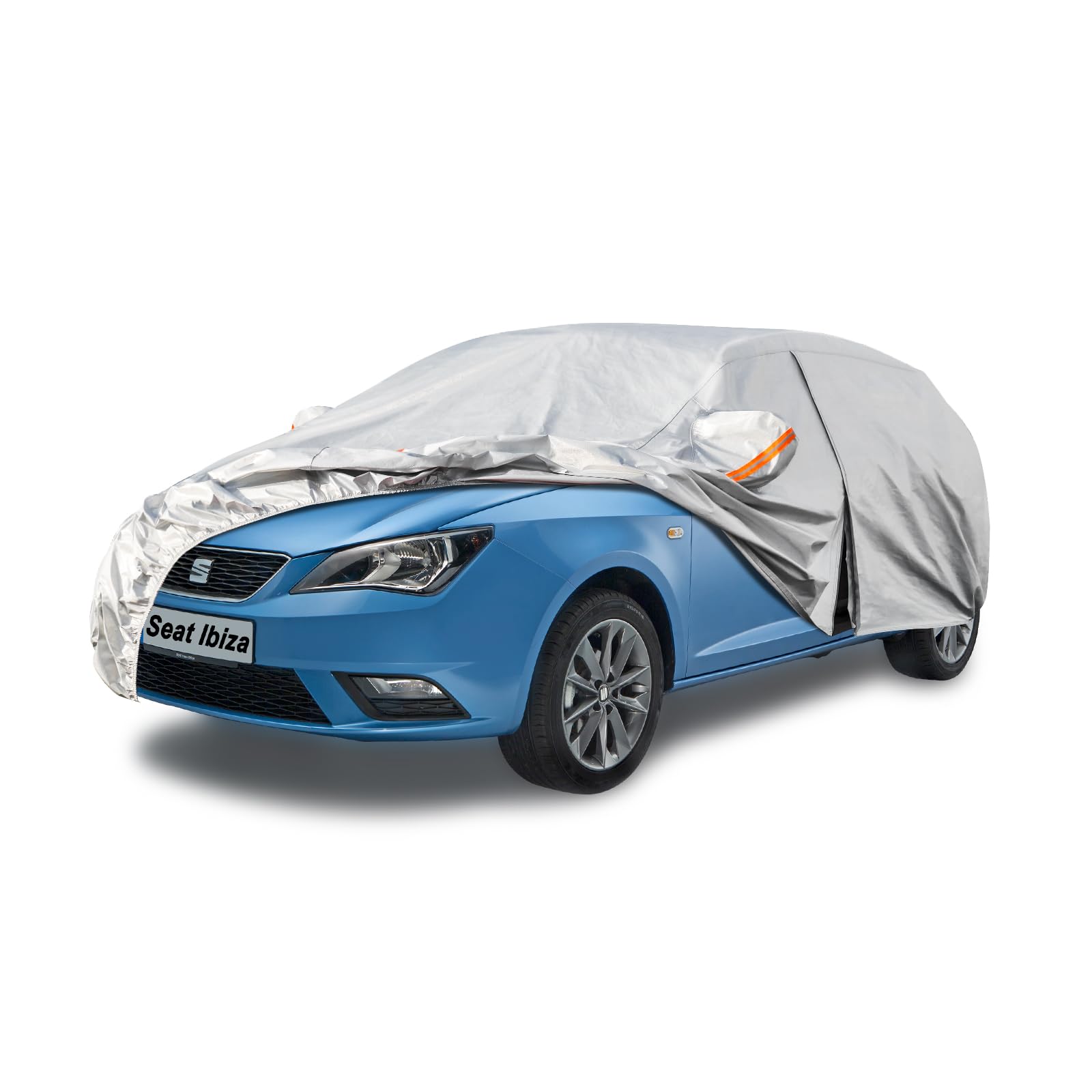 Kayme Funda Coche Exterior, Compatibles con Audi A5 (2009-2025), Cubierta para Coche Impermeable Transpirable Anti-UV Antipolvo de 6 Capas, Cubre Coche con Cremallera y Forro de Algodón. — view 25