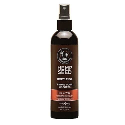 Vista 22 de Hemp Seed Body Mist - 8 onzas líquidas - Hidrata, vigoriza y protege la piel - Con aceite de semilla de cáñamo, manzanilla y aloe vera - Vegano