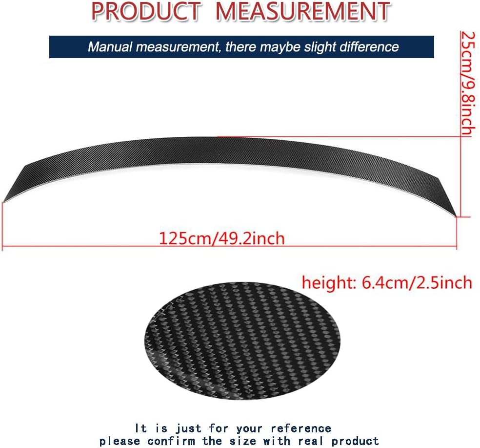 Carbon Fiber Rear Trunk Spoiler for Audi A7 S7 RS7 Sportback 2011-2018 Custom Parts Rear Trunk Lip Spoiler Rear Wing Spoiler Lip Body Kits Factory Outlet