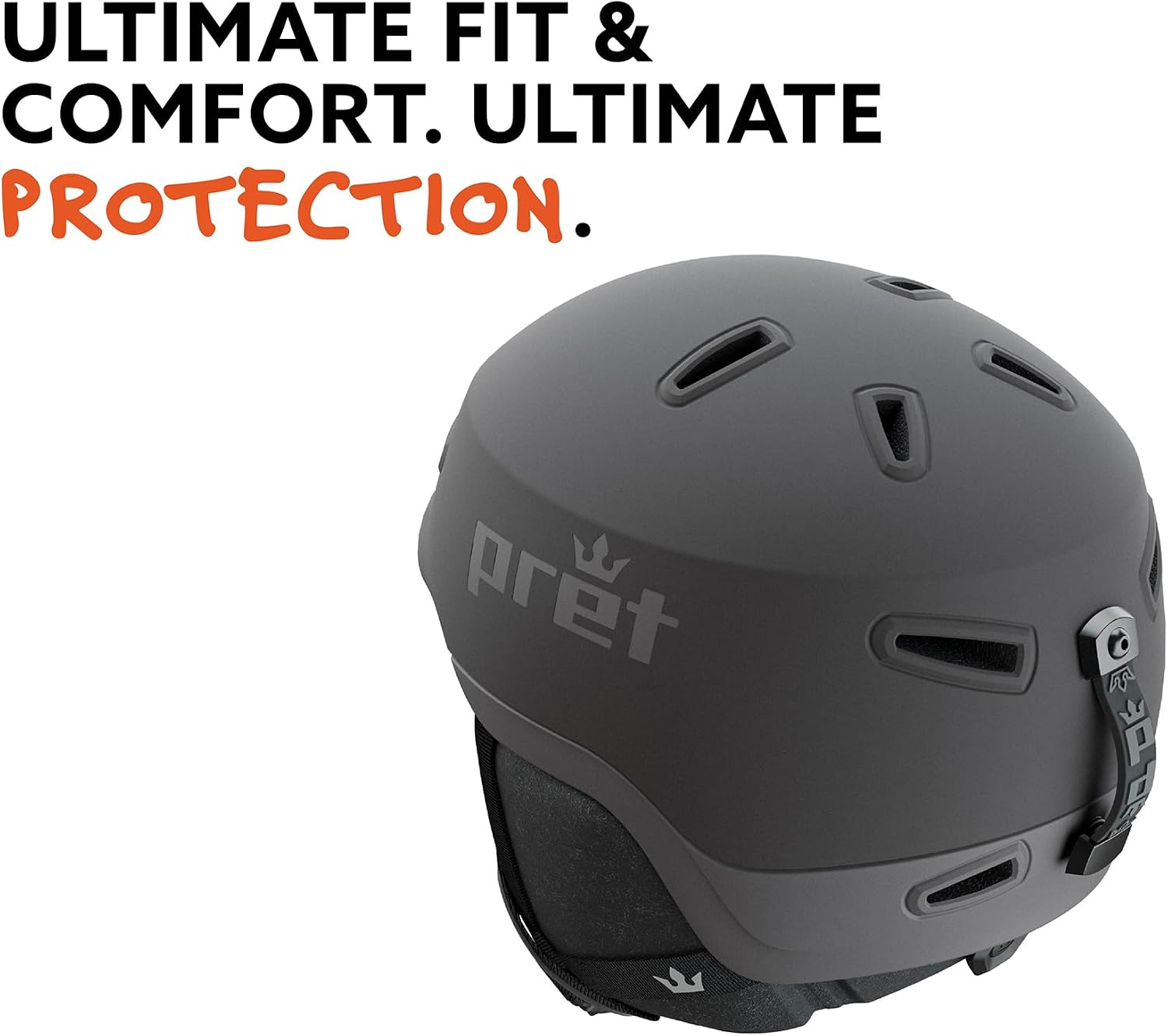 PRET Epic Ski & Snowboard Helmet, MIPS Protected, Level 1 Vented | Lightweight performance, MIPS protection, Ripcord360 Fit, Level 1 ventilation, seamless goggle integration