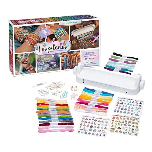 Loopdedoo Deluxe DIY Friendship Bracelet Maker Kit - Make Bracelets