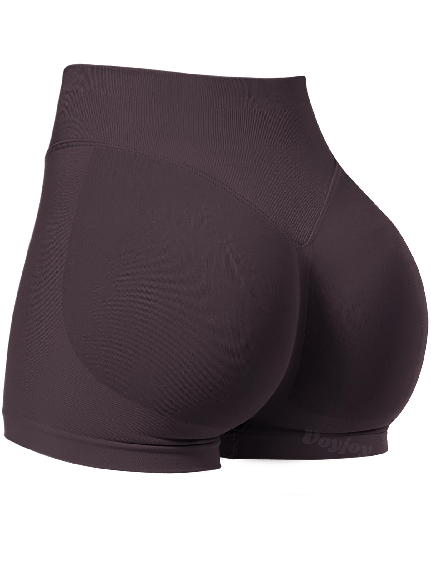 VOYJOY Women Workout Impact Shorts 2.5"/ 3.6"/ 4.5"/ 6" Scrunch Butt Booty | Tummy Control, High Waisted, Bike Short, Gentle Compression, for Women