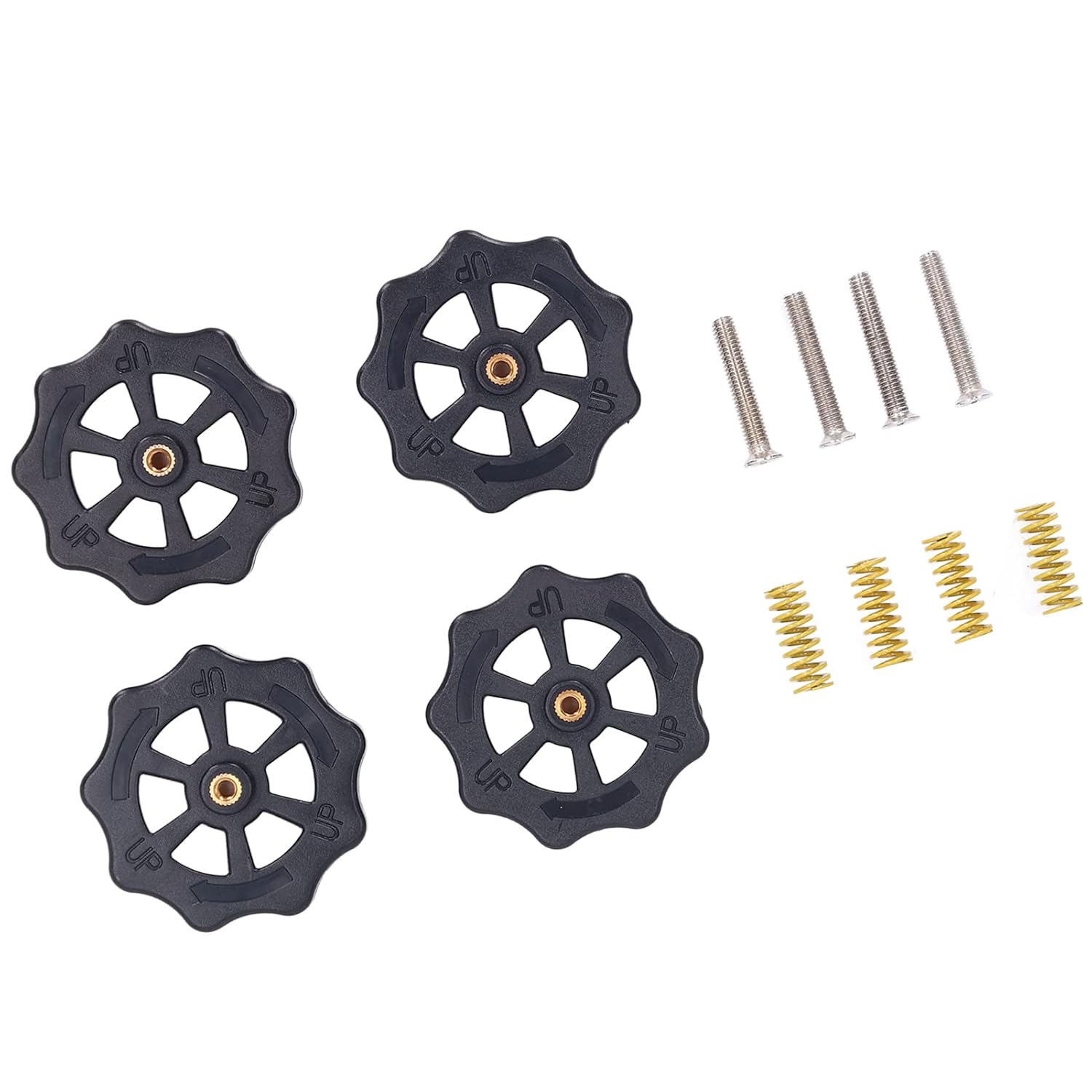 review Hand Leveling Nut, Heated Bed Leveling Nut Hand Twist Leveling Nut Hot Bed Light Load Compression Mould for 3D Printer, 3D Printer Parts & Accessories