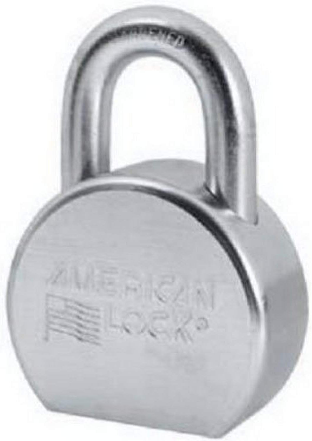 MASTERLOCK A702KA35852 Lock Round, Solid Steel, 2-1/2"