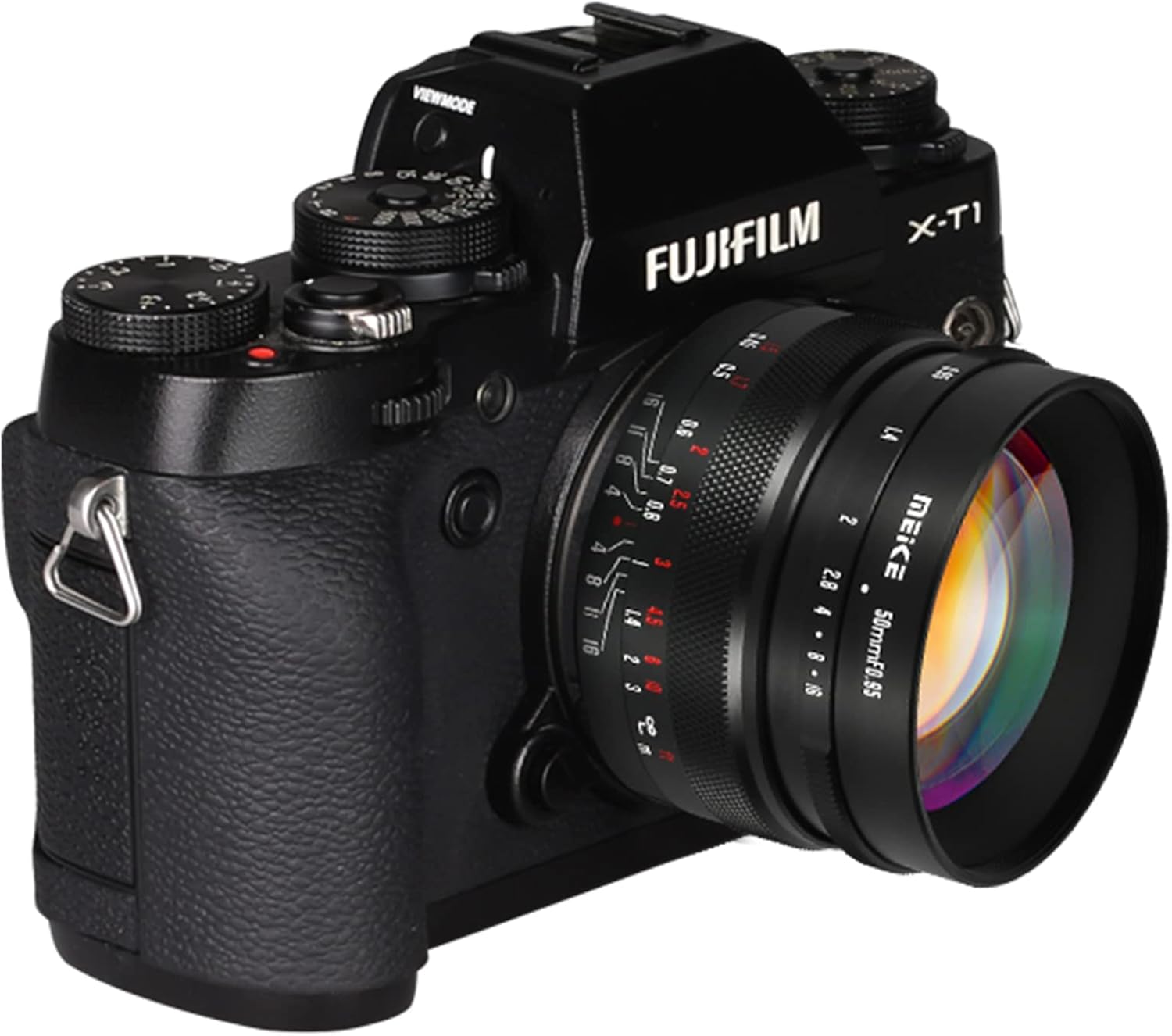 Meike 50mm f0.95 Large Aperture Manual Focus APS-C Lens Compatible with Fujifilm X Mount Mirrorless Cameras X-T1 X-T2 X-T3 X-T4 X-T5 X-T10 X-T20 X-T100 X-T200 XPro1 X-S10
