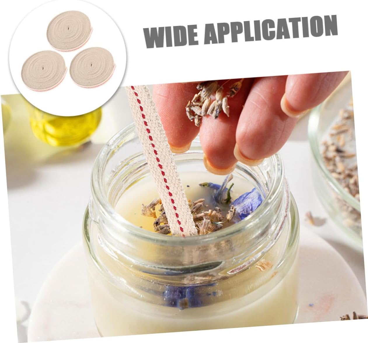Halloween Season Cotton Lamp Wick 3 Rolls for Kerosene Lamps