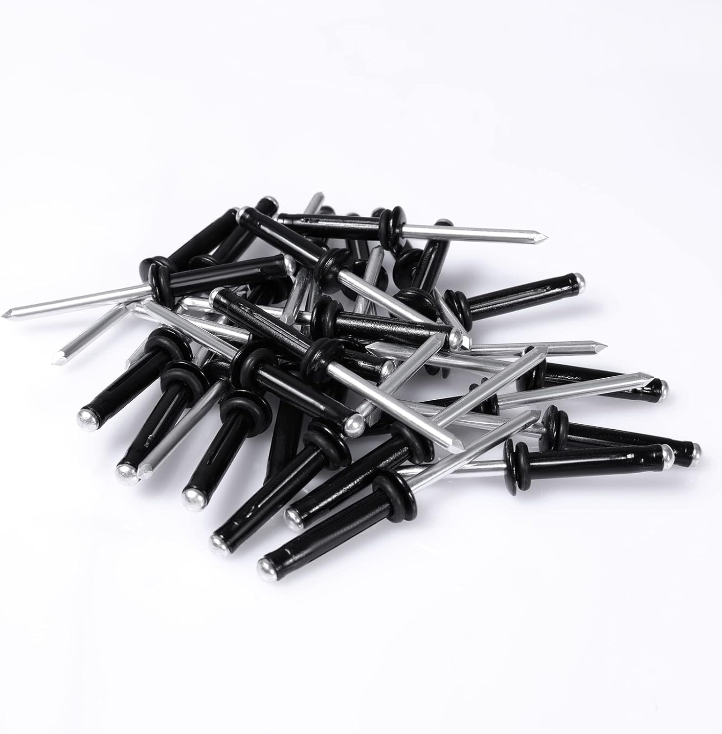 AIEX 30 Pcs Kayak Rivets, TriGrip Rivet Tri Bulb Rivet Aluminum Rivets Kit Pop Rivets with