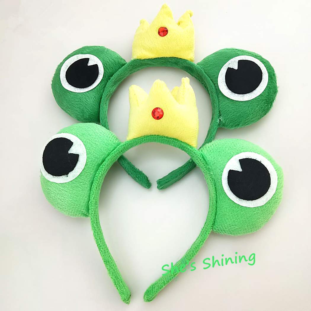 Froschprinz Stirnband – Lustiges Tier-Kostüm Accessoire Für Weihnachts- & Mottoparty