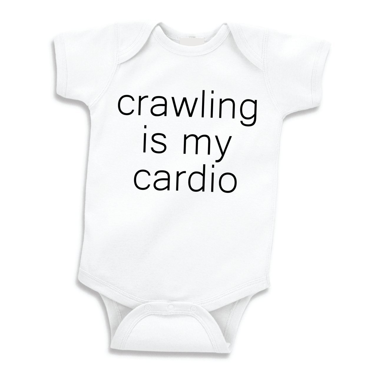 Crawling is My Cardio Funny Baby Clothes for Boys ...