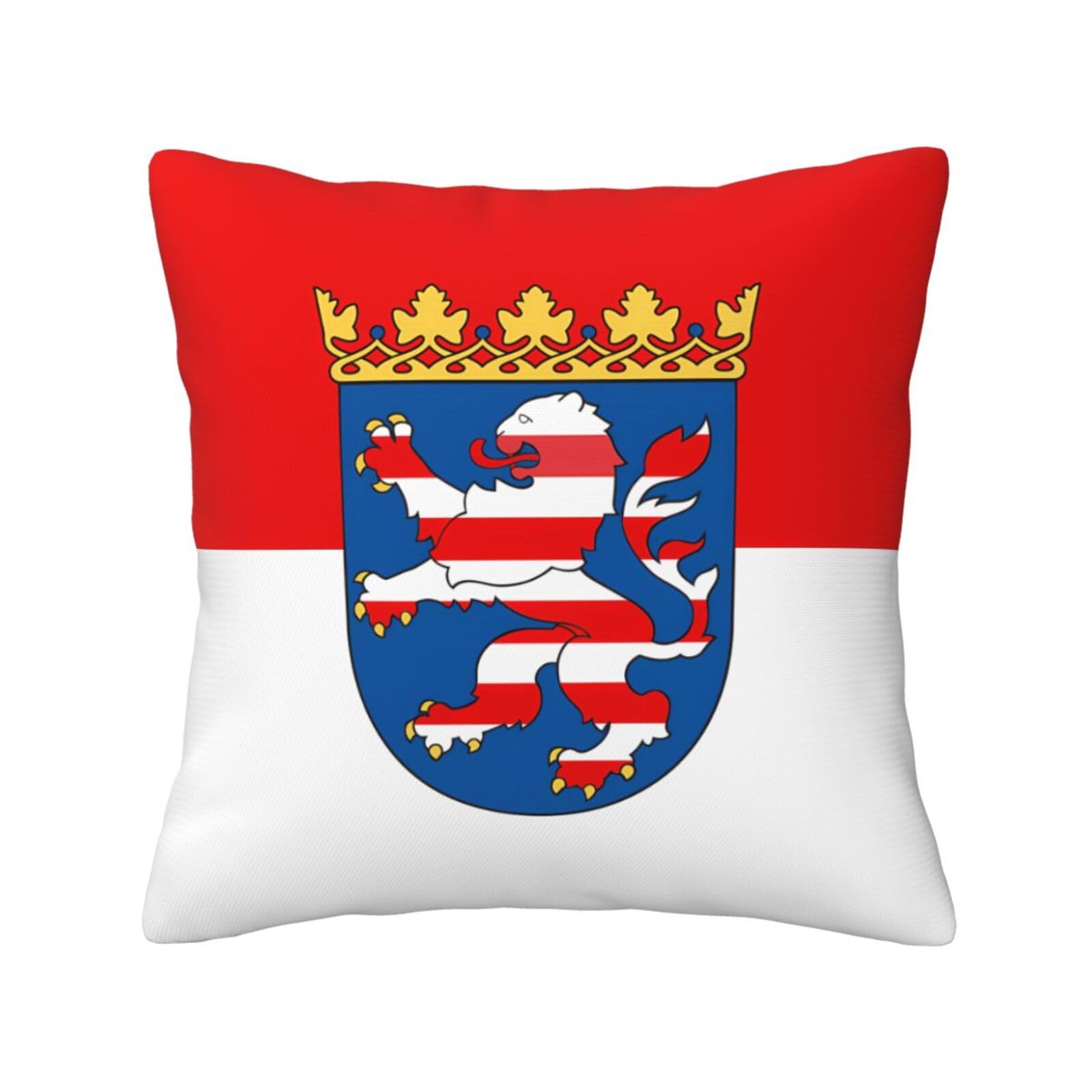 SXZVVBN Flag of HesseDecorative Square Sofa Cushion Covers