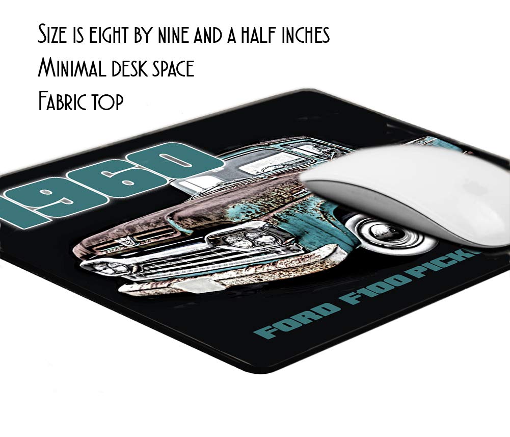 Ford Motor Company Tapis De Souris Fin Avec Logo Ovale Bleu