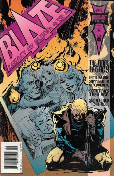 Blaze: Legacy of Blood #4 (Newsstand) VG ; Marvel comic book | Ghost Rider Spin-Off