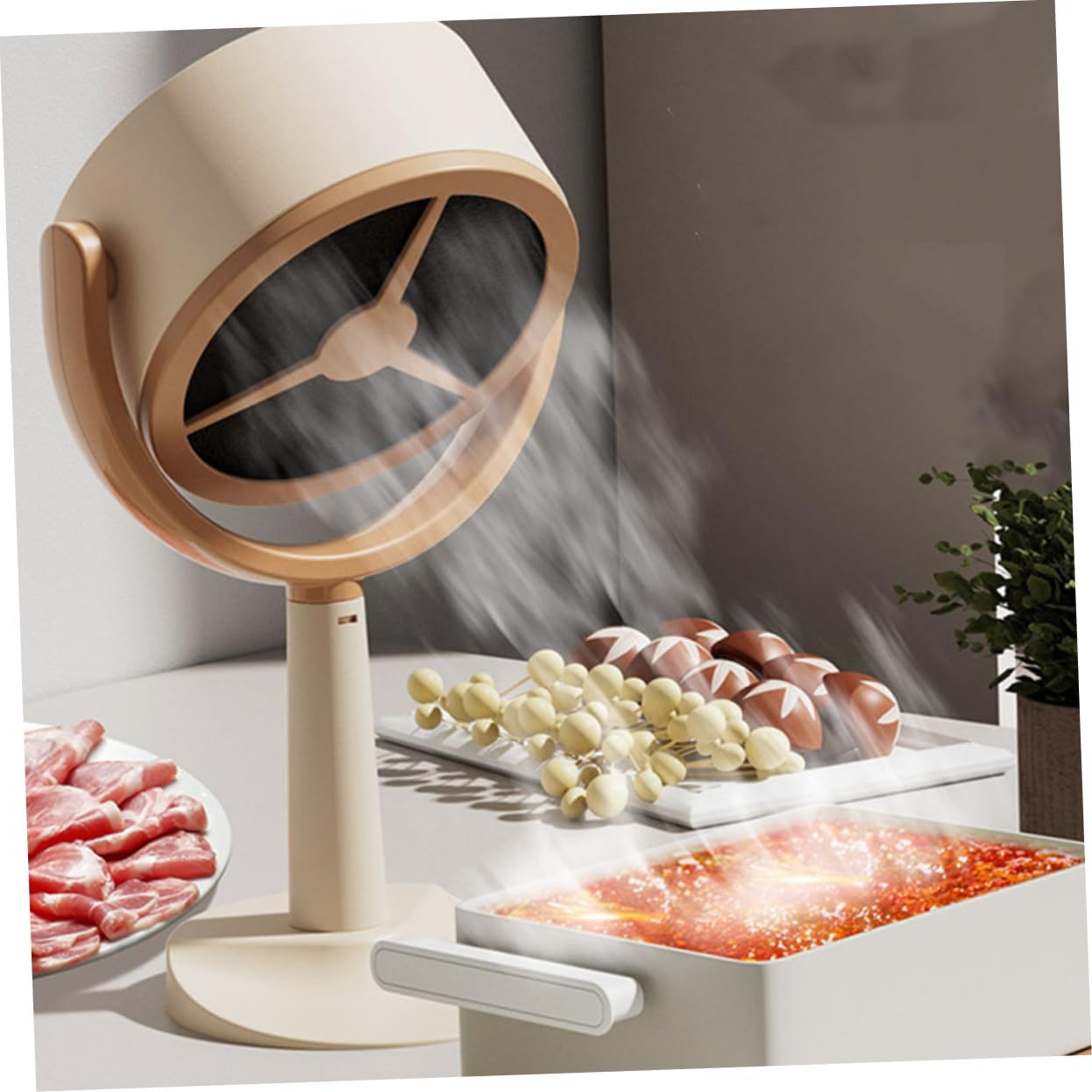 Gadpiparty Portable Range Hood Mini Extractor Fan Extractor Compact Design Easy to Install Silent Operation Kitchen Hood