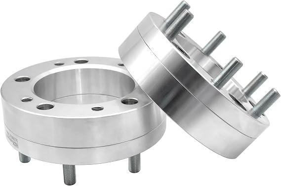 محولات Hex Autoparts تحويل 5x4.75 إلى 6x5.5 محولات العجلات الفواصل 2 مع 74 مم CB 12x1.5 ترصيع 4 قطع