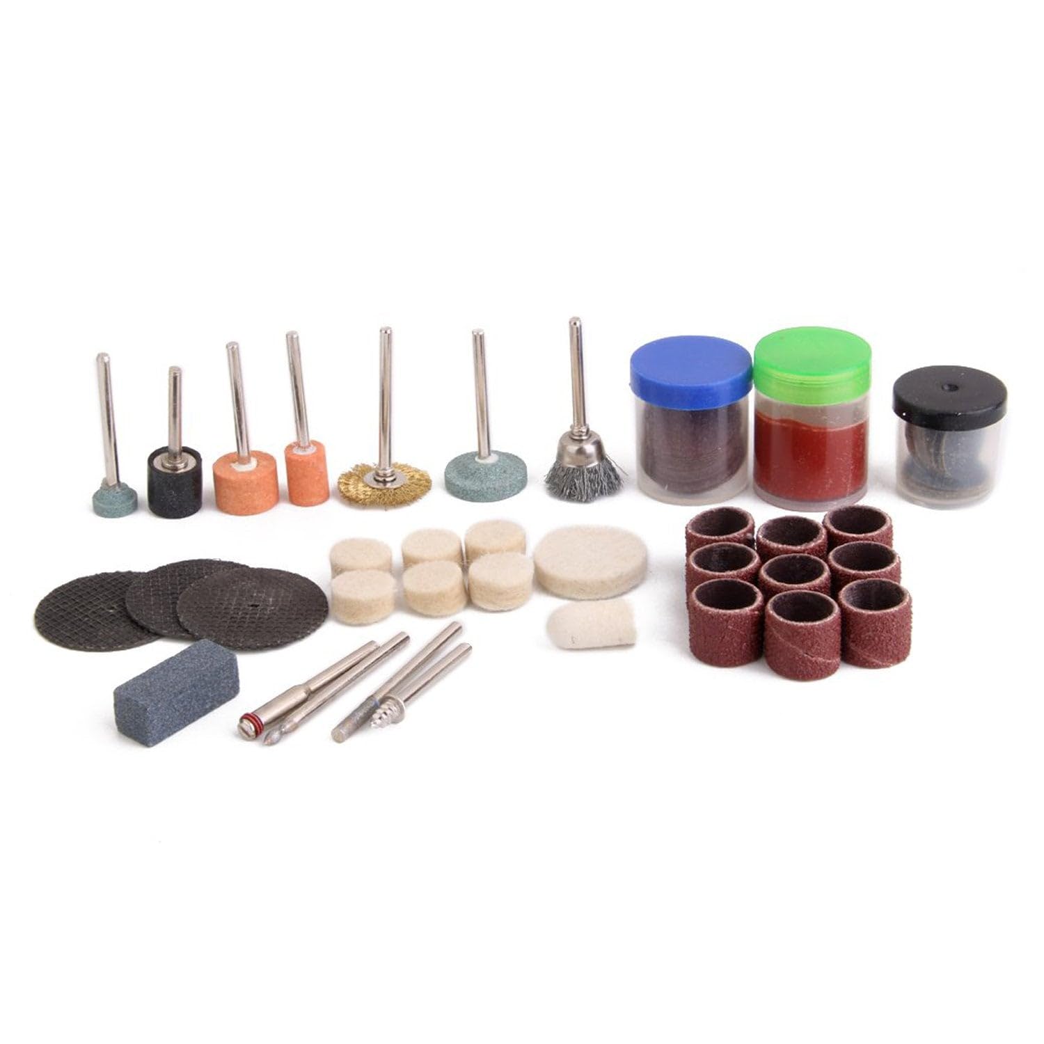 COLLUVA Rotary Tool Accessories Kit – Complete Mini Drill Bit Set for Precision Drilling, Sanding, and Polishing-image-6