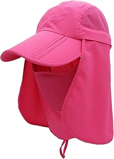 Surblue Neck Face Flap Outdoor Cap UV Protection Sun Hats Fishing Hat Quick-Drying UPF50+