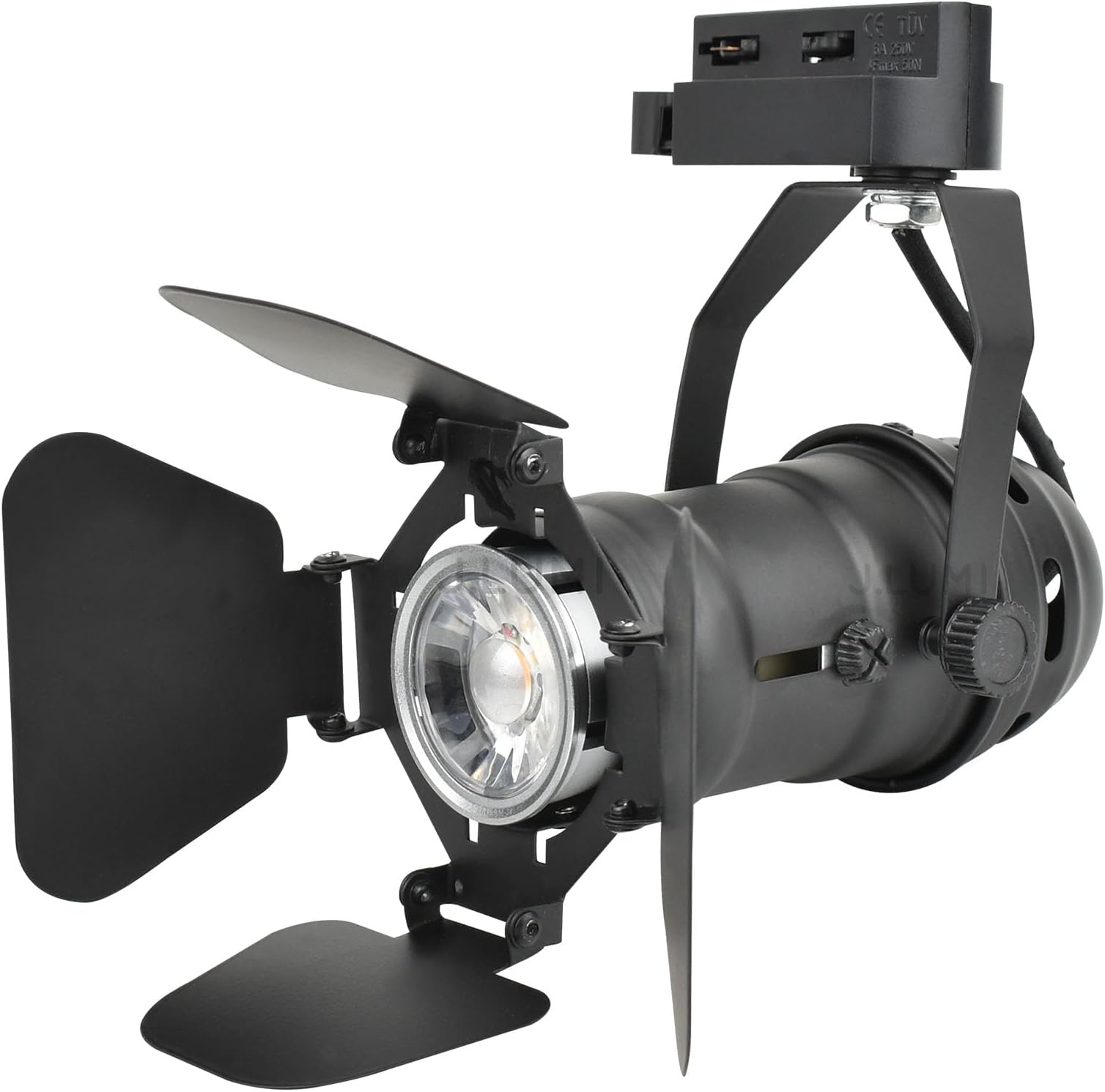 TRK9601 LED Track Light Head, Vintage Industrial Light, Track Lighting for Art, Track Lighting for Wall, Retail Track Lighting, Commercial Track Head, Compatible Rail RAL3002 (not Included)