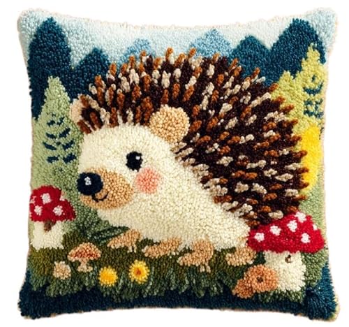 Taxpy Latch Hook Kits Hedgehog 17X17In