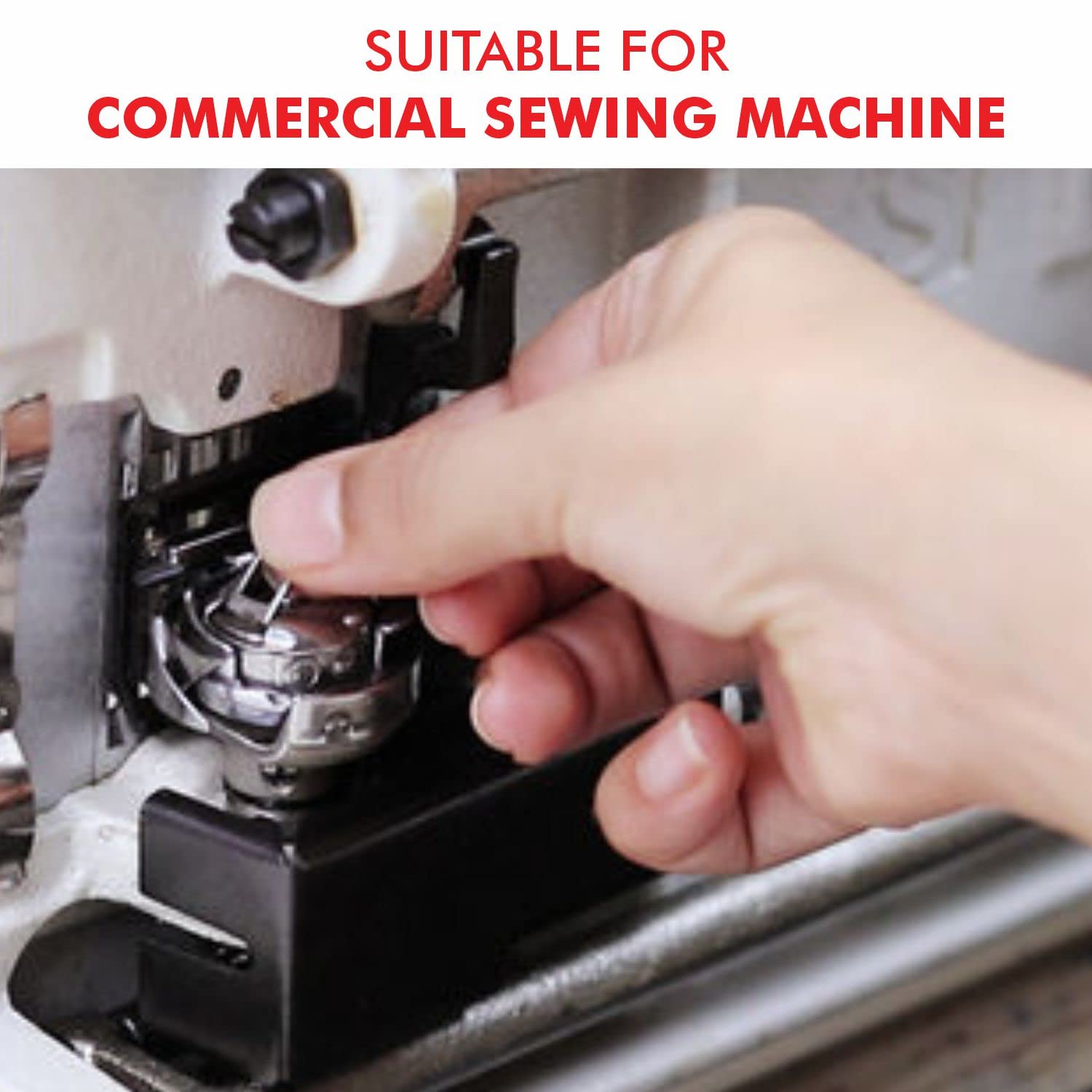 Superbe bobine preavvolte bianche stile L (piccolo) poliestere preavvolto bobine filo, scatola da 144