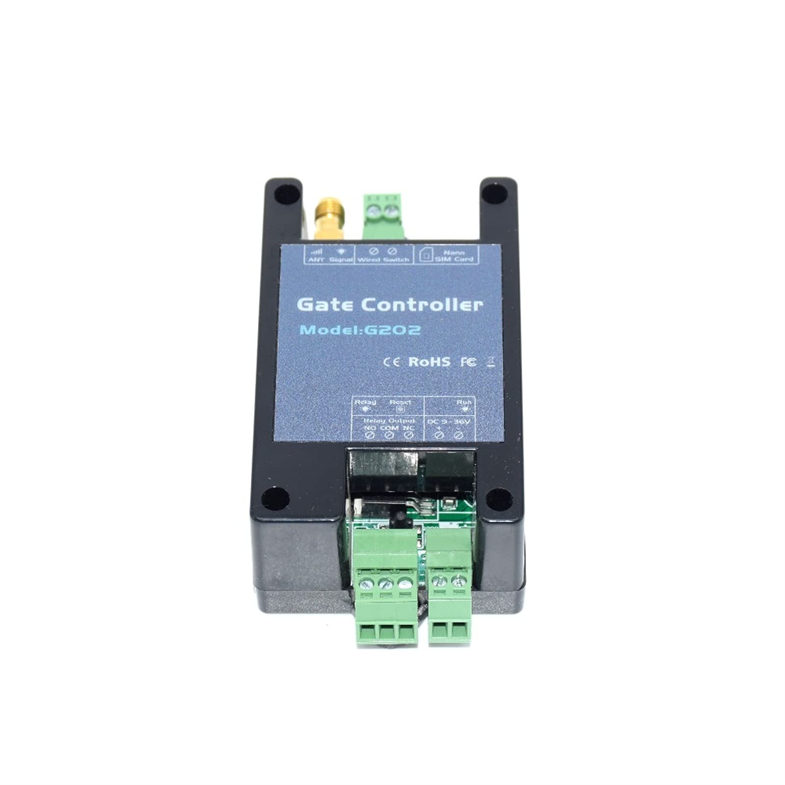 Abridor de Puertas Automatico, 200 usuarios GSM Garaje DOR DOR SWING GATE DE PUERTA DE PUERTA DE RELAJO DE RELAJO CONTROL DE ACCESOR REMOTO CONTROL DE LA PUERTA INALABLE BY GRATIS Llamada(3G long ANT)