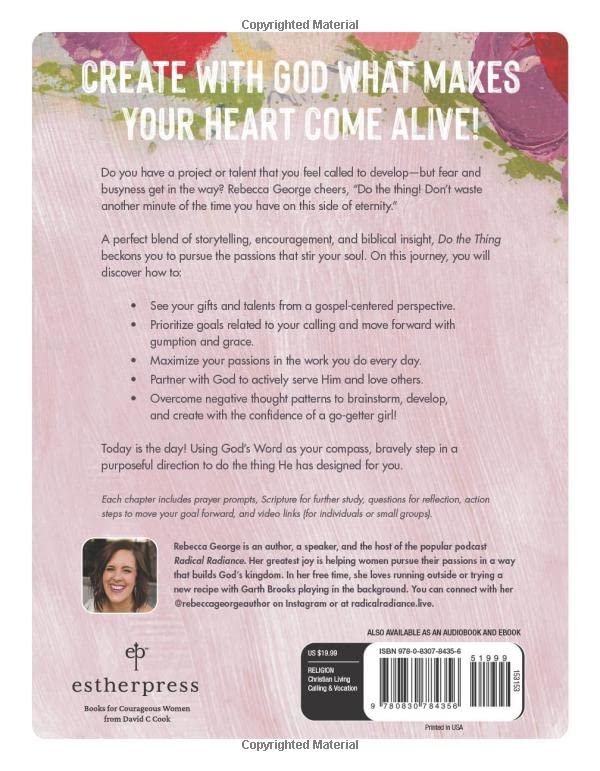 Do the Thing - Includes Six-Session Video Series: Gospel-Centered Goals, Gumption, and Grace for the Go-Getter Girl - Image 2