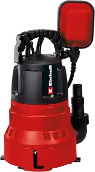 Einhell Pump for eaux chargees GC-DP 7035 LL 700 W, aspiration a plat jusqua 1 mm, debit of 16,000 L/h, 0.8 bar, depth of immersion of 7 m