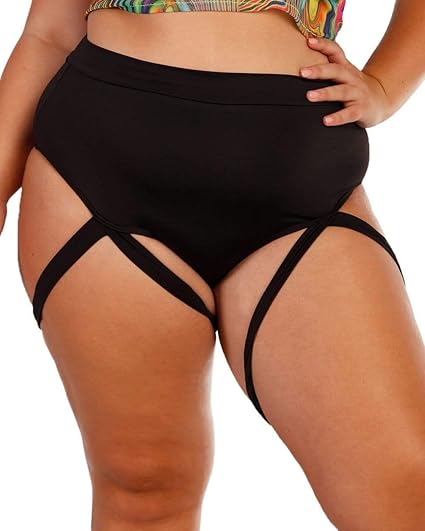 Black booty shorts festival Clearance