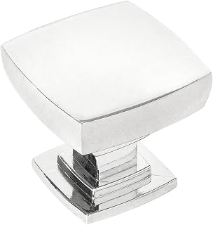 10 Pack - Cosmas 5232CH Polished Chrome Contemporary Square Cabinet Knob