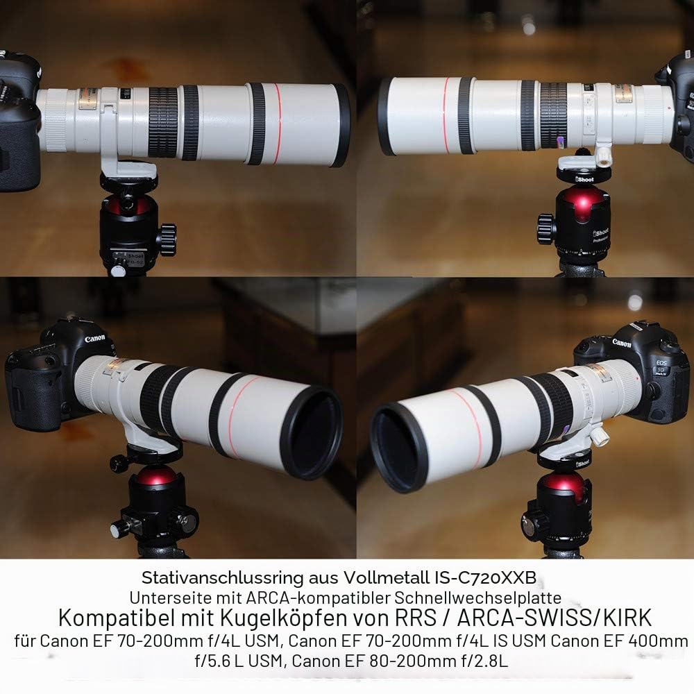 Metall Lens Objektiv Stativ Halterungs Ring Stativschelle für Kanone Canon EF 70-200mm f/4L USM, EF 70-200mm f/4L is USM, EF 400mm f/5.6 L USM, EF 80-200mm f/2.8L Lens