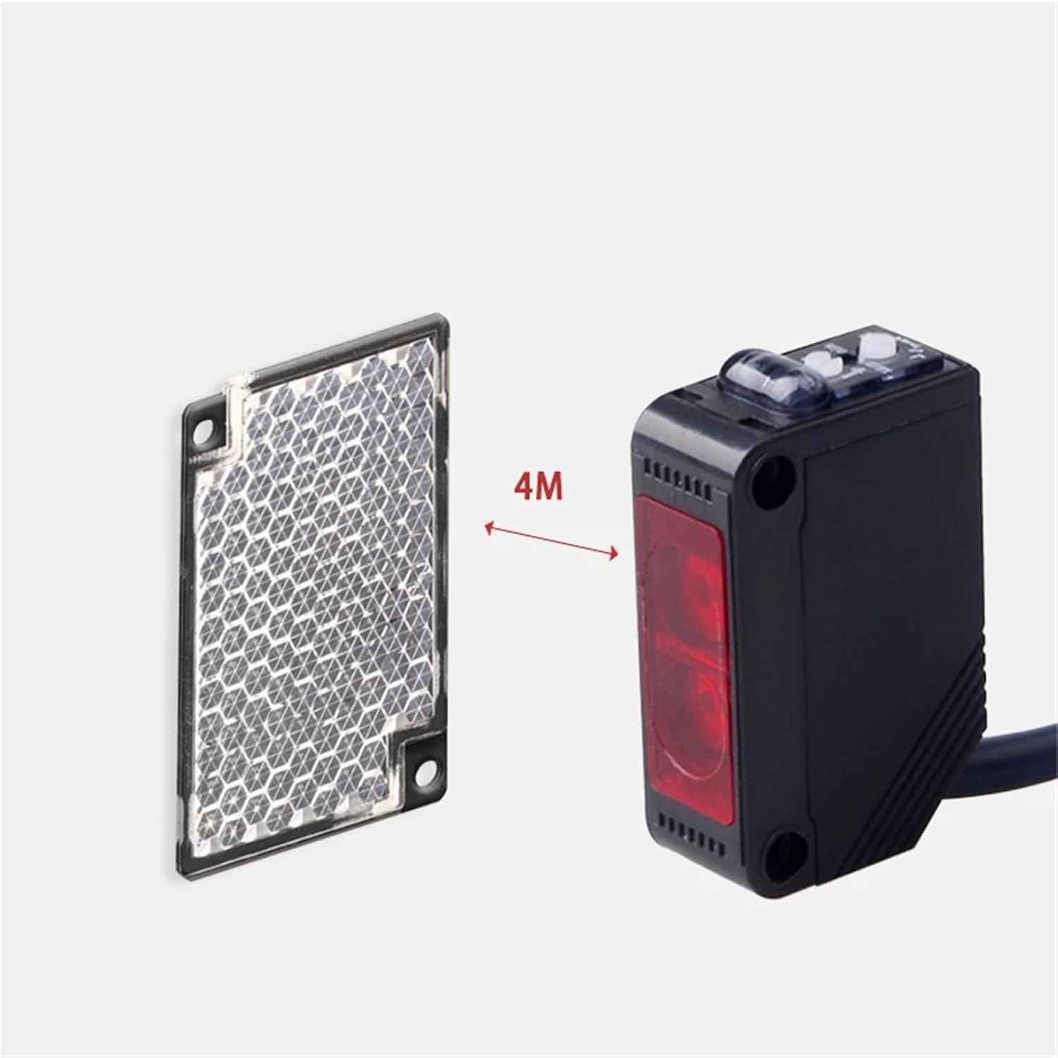 E3Z infrared diffuse reflection switch sensor NPN PNP NO+NC Sn: 10cm-30cm lens reflection optical sensor(BPZ-QF10M)