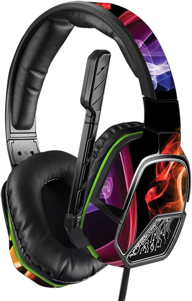 MightySkins Skin Compatible with PDP Xbox One Afterglow LVL 3 Headset - Bright Smoke | Protective, Durable, and Unique Vinyl wrap Cover | Easy to Apply, Remove, and Change Styles | Made in The USA