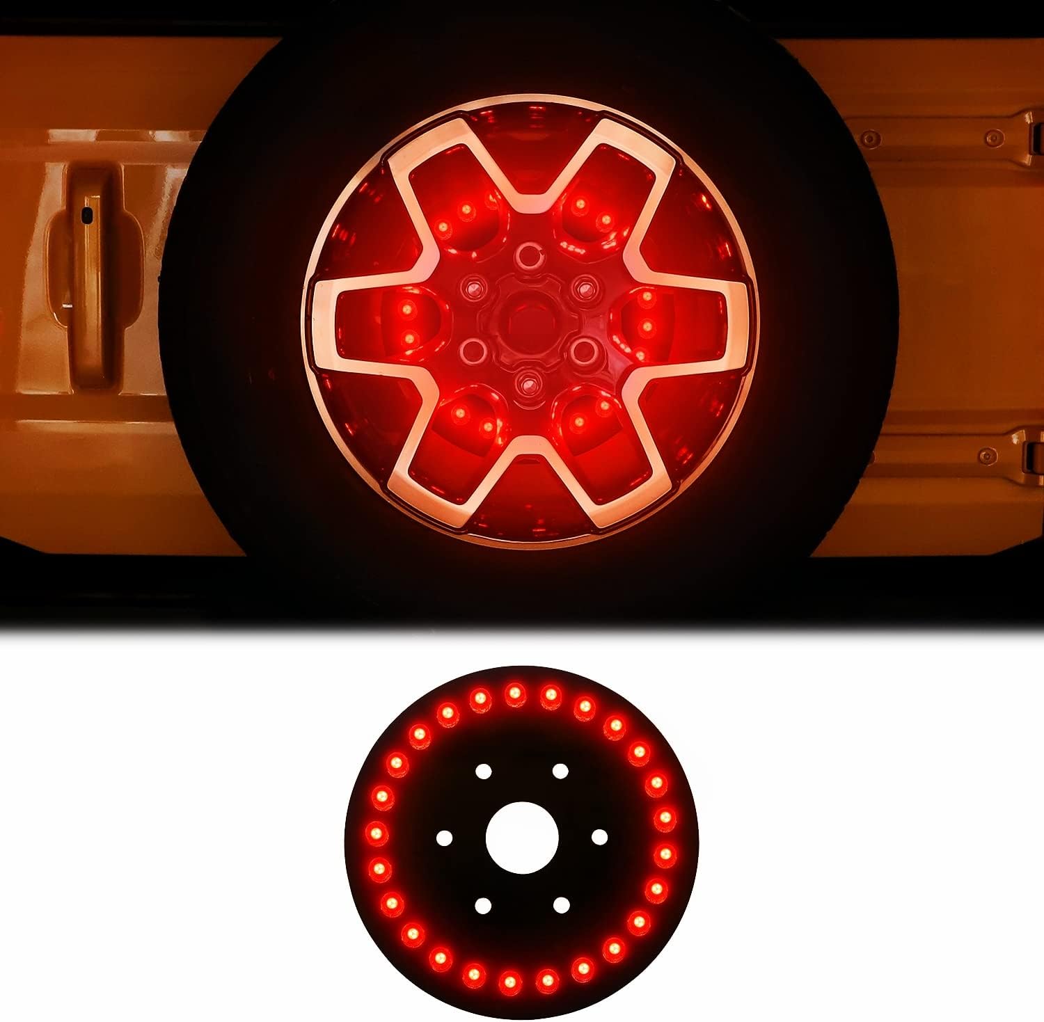JWWY Spare Tire Brake Light Compatible with 20212022 Ford