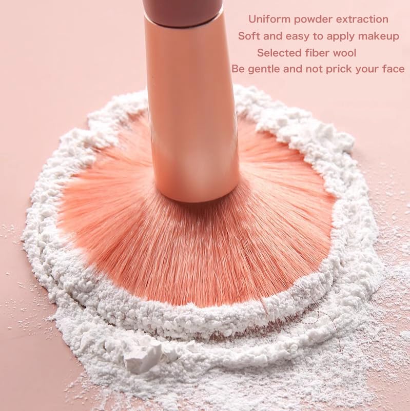 Miniatura 5 de Pinceles de maquillaje de alta calidad, base sintética, correctores de polvo, sombras de ojos, juego de 8 brochas (SKIN)