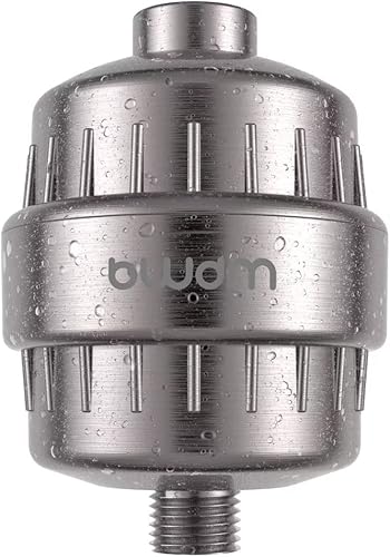 Filtro de ducha de 15 etapas, filtro de agua dura, elimina el cloro, metales pesados y otros sedimentos, el suavizante de agua con vitamina C reduce