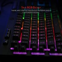 Redragon K512 Shiva RGB Gaming Billentyűzet Membrán Wrist Rest - black 5